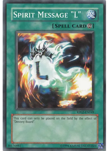 Spirit Message "L"