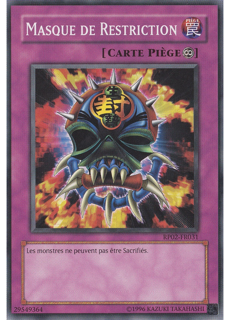 Masque de Restriction