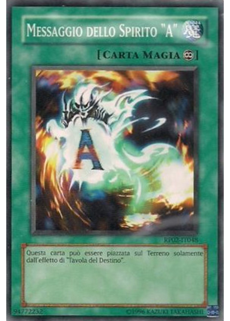 Messaggio dello Spirito "A"