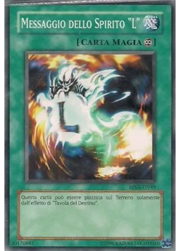 Messaggio dello Spirito "L"