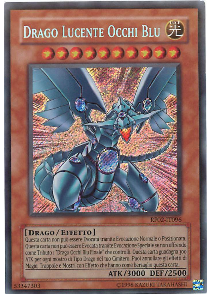 Drago Lucente Occhi Blu