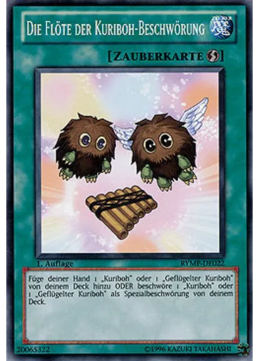 Die Flöte der Kuriboh-Beschwörung
