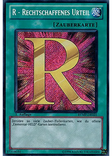 R - Rechtschaffenes Urteil