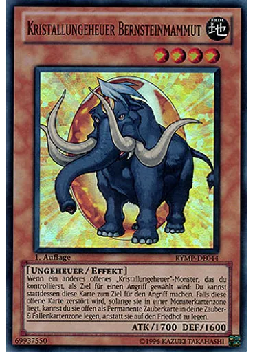 Kristallungeheuer Bernsteinmammut