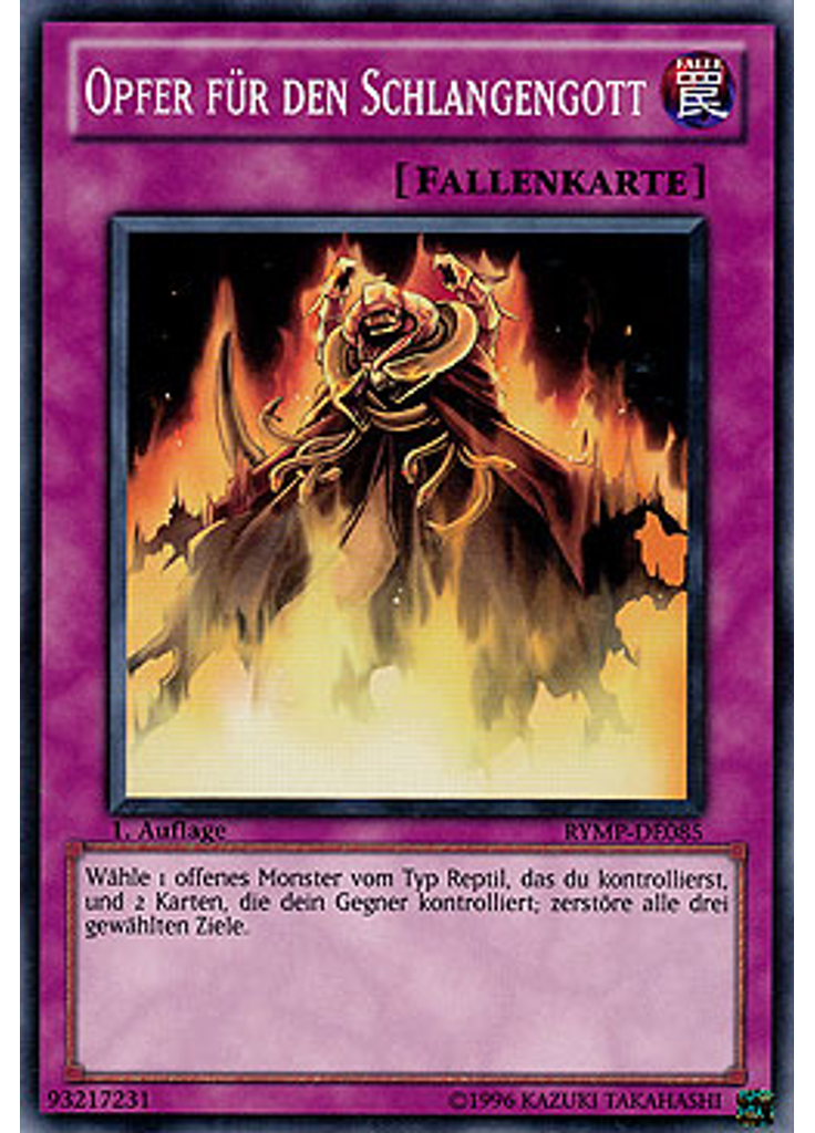 Opfer für den Schlangengott