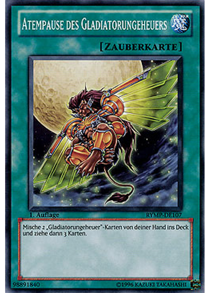 Atempause des Gladiatorungeheuers