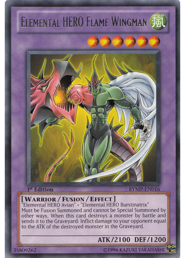 Elemental HERO Flame Wingman