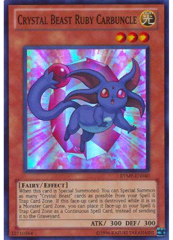 Crystal Beast Ruby Carbuncle (Super Rare Unlimited)