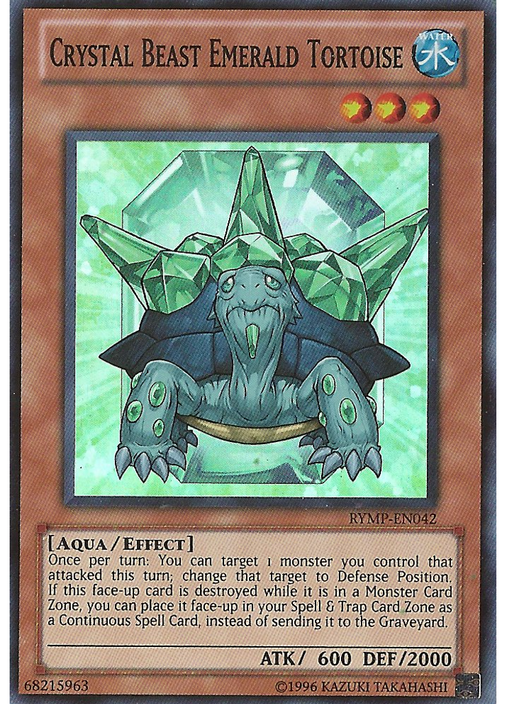 Crystal Beast Emerald Tortoise (Super Rare Unlimited)