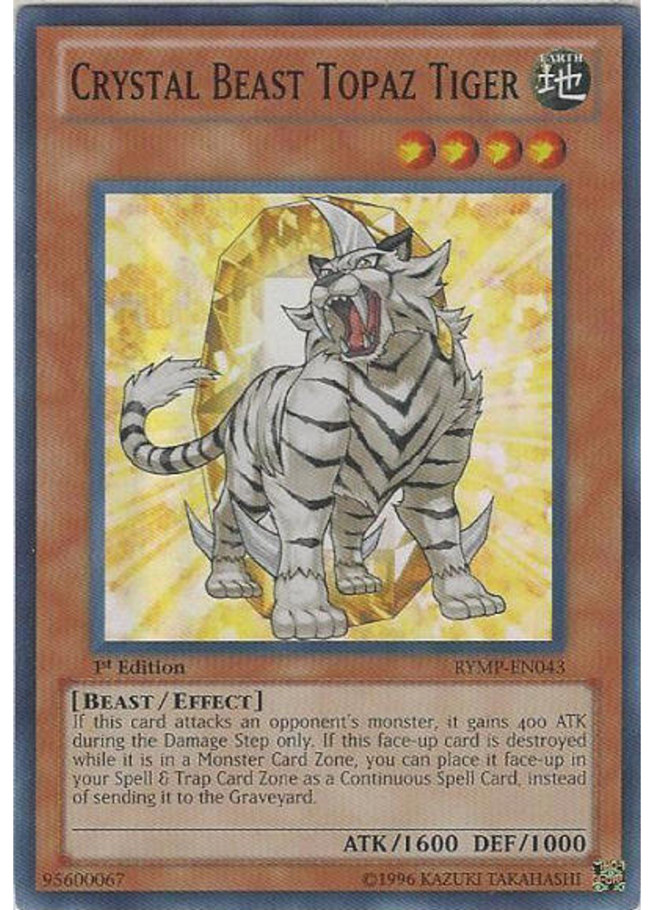 Crystal Beast Topaz Tiger