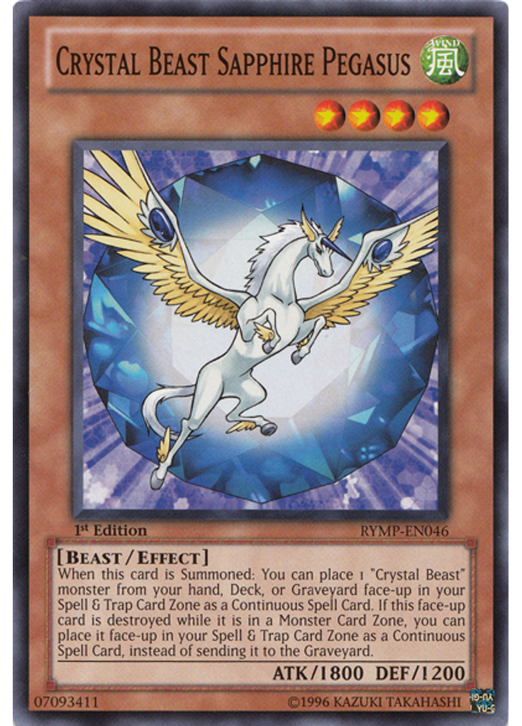 Crystal Beast Sapphire Pegasus