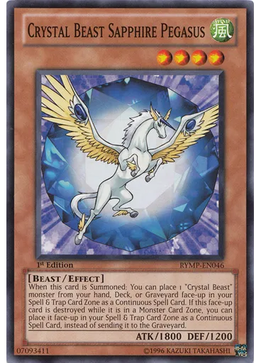 Crystal Beast Sapphire Pegasus