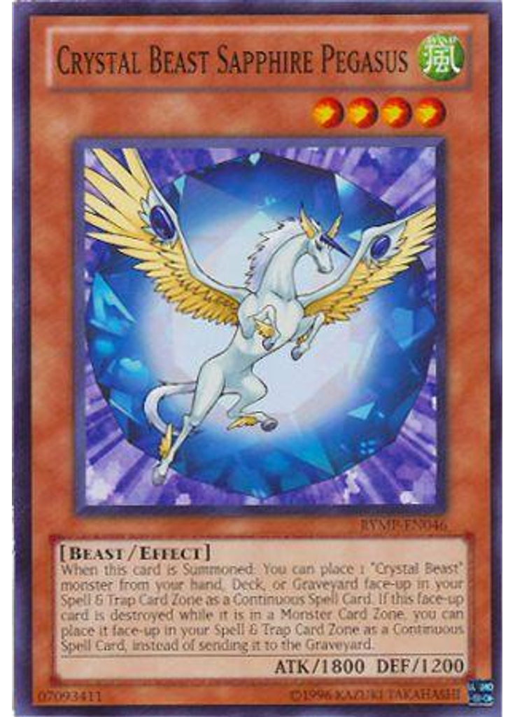 Crystal Beast Sapphire Pegasus (Common Unlimited)