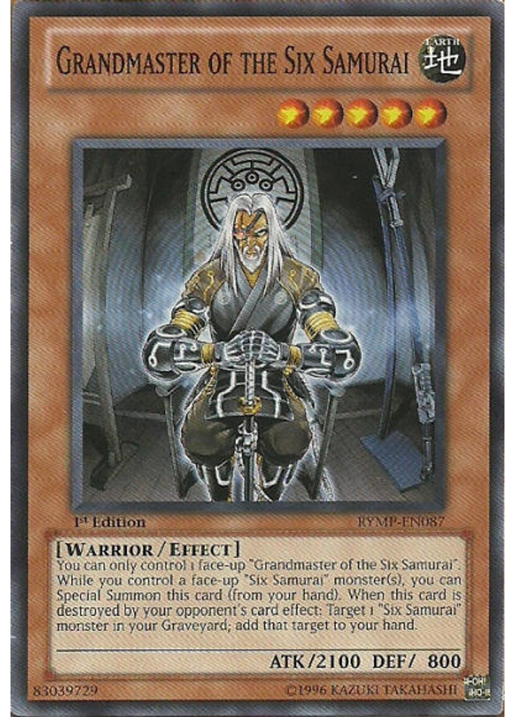 Grandmaster of the Six Samurai