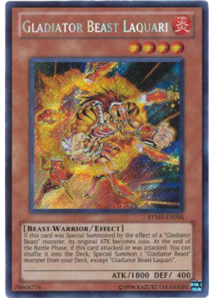 Gladiator Beast Laquari (Secret Rare Unlimited)