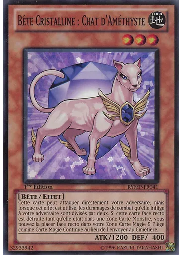 Bête Cristalline : Chat d'Améthyste