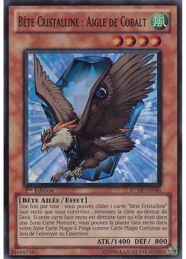 Bête Cristalline : Aigle de Cobalt