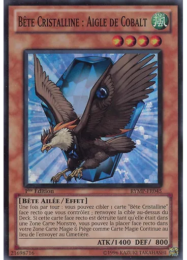 Bête Cristalline : Aigle de Cobalt