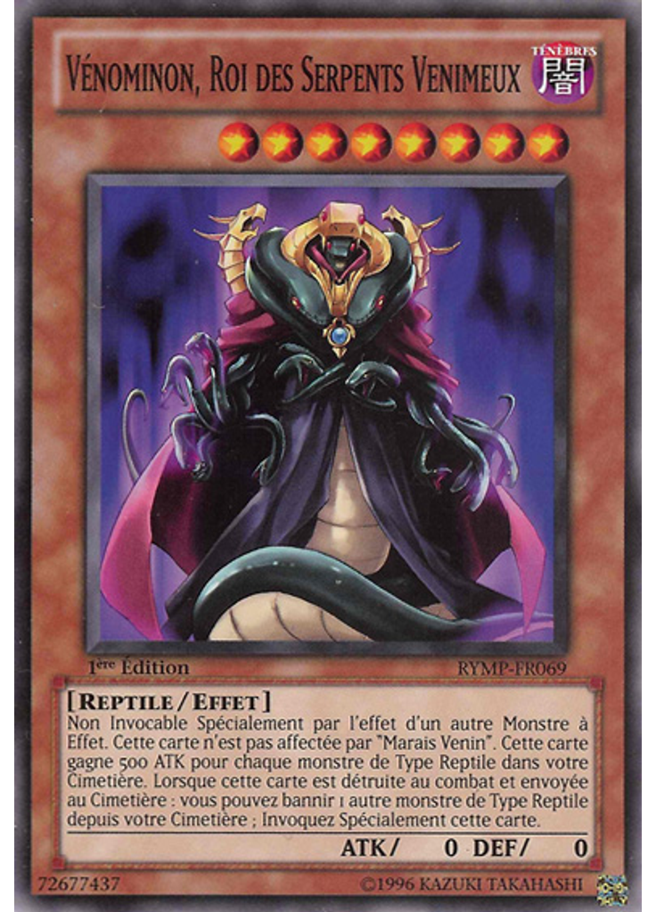 Vénominon, Roi des Serpents Venimeux