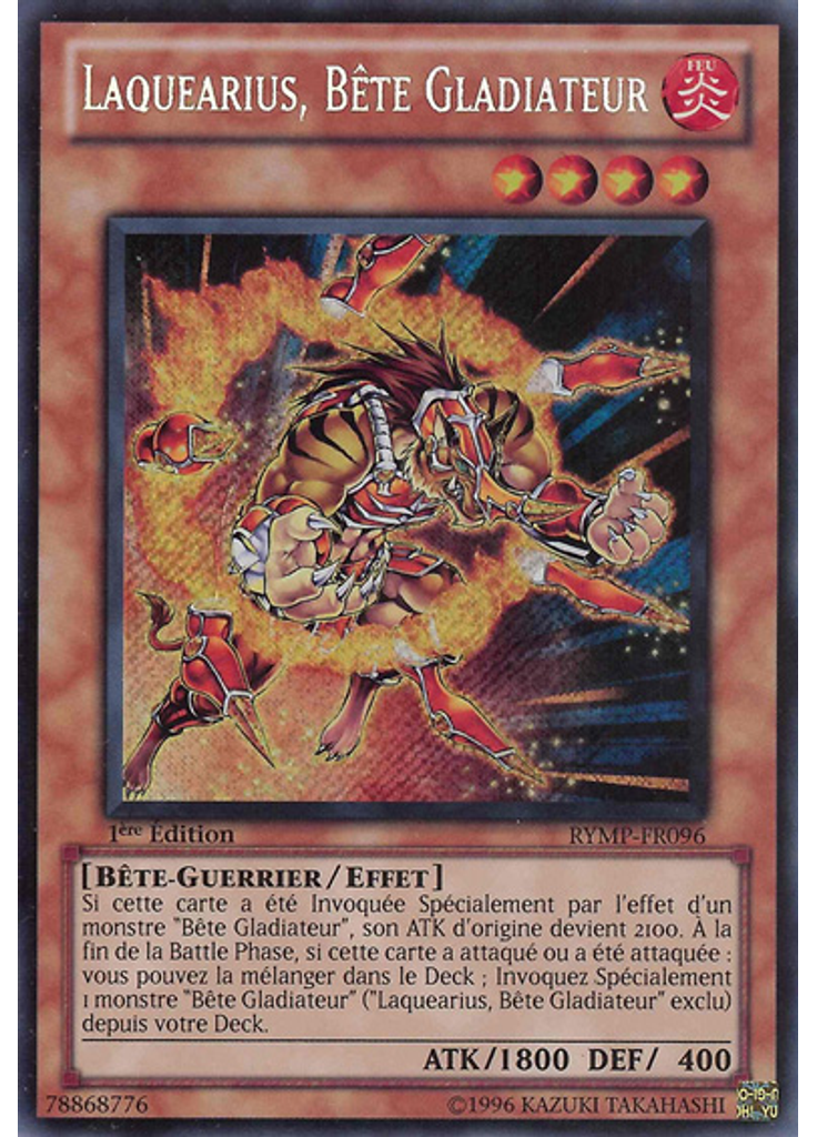 Laquearius, Bête Gladiateur