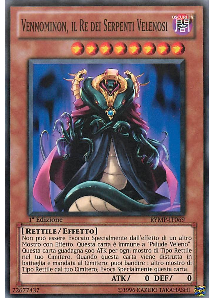 Vennominon, il Re dei Serpenti Velenosi