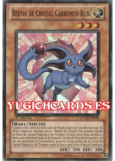 Bestia de Cristal Carbunco Rubí