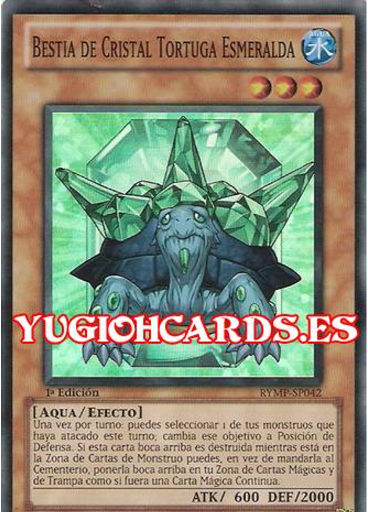 Bestia de Cristal Tortuga Esmeralda