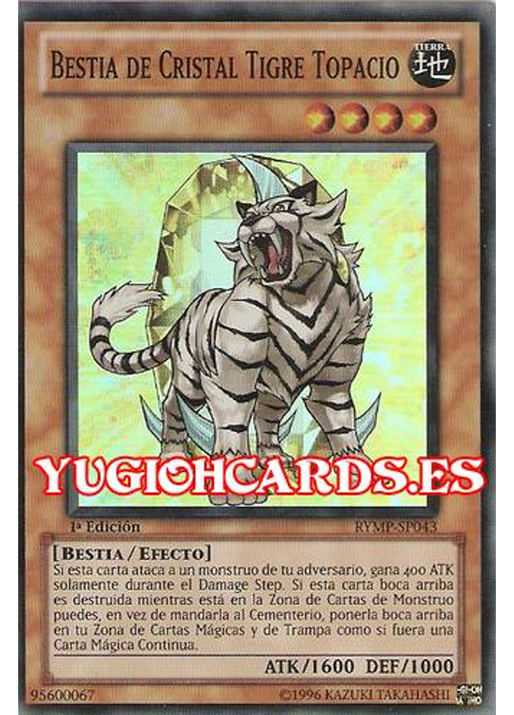 Bestia de Cristal Tigre Topacio