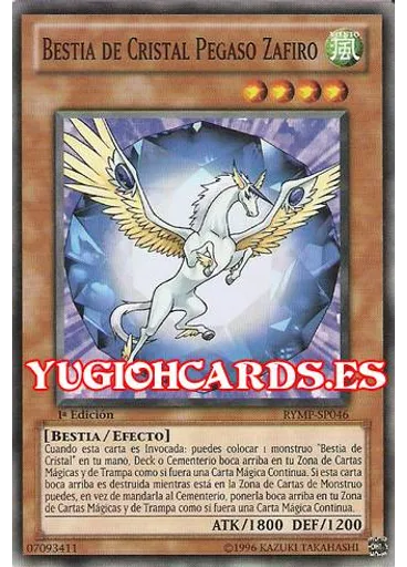 Bestia de Cristal Pegaso Zafiro