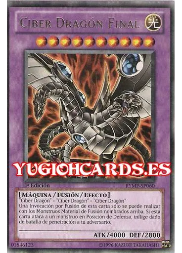 Dragón Ciber Final — Mega Pack Ra Amarillo