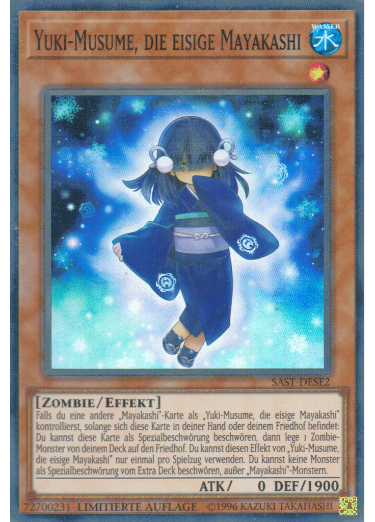 Yuki-Musume, die eisige Mayakashi