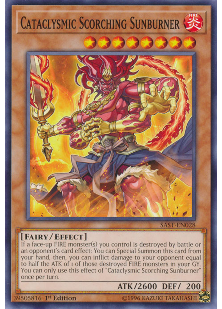 Cataclysmic Scorching Sunburner