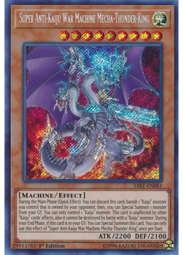 Super Anti-Kaiju War Machine Mecha-Thunder-King