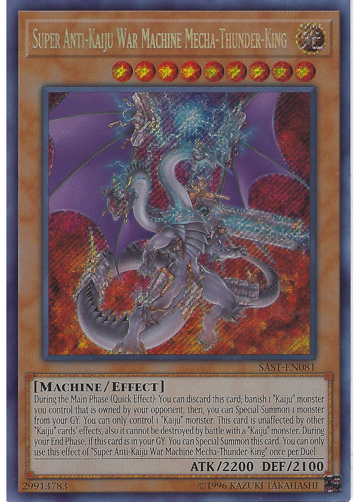 Super Anti-Kaiju War Machine Mecha-Thunder-King (Secret Rare Unlimited)