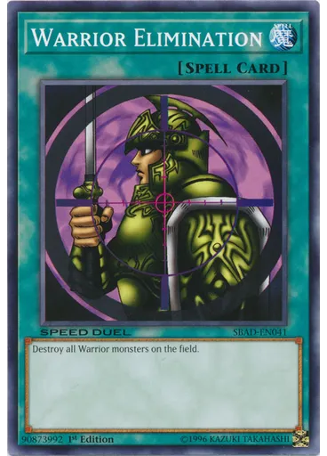 Warrior Elimination — Speed Duel: Attack from the Deep