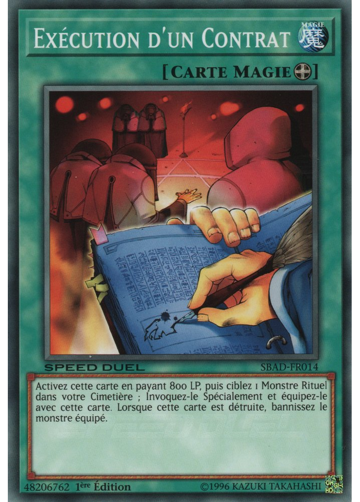 Exécution d'un Contrat