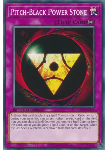 Pitch-Black Power Stone