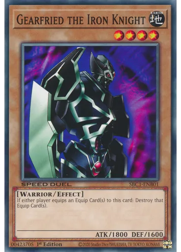 Gearfried the Iron Knight — Speed Duel: Streets of Battle City