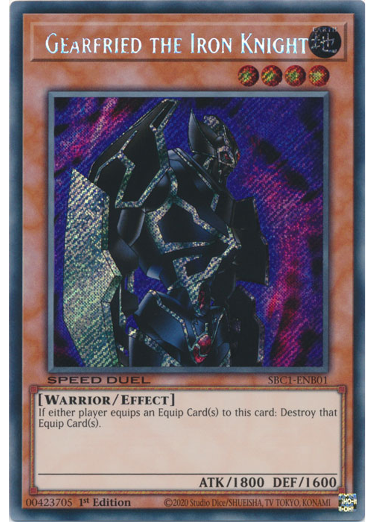 Gearfried the Iron Knight (Secret Rare 1st Edition)