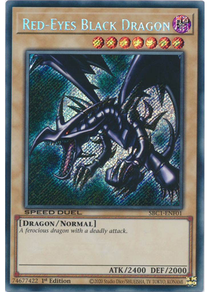 Red-Eyes Black Dragon (Secret Rare 1st Edition)