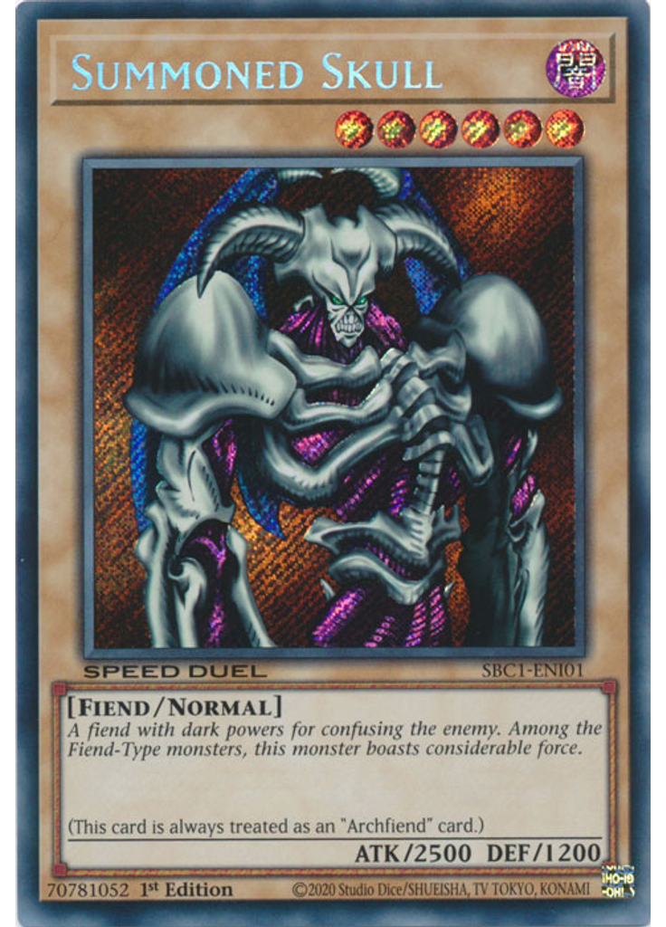 Summoned Skull (Secret Rare 1st Edition)