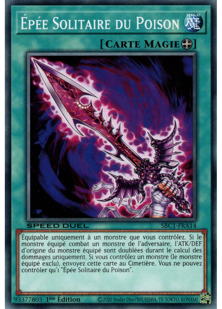 Épée Solitaire du Poison