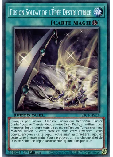 Fusion Soldat de l'Épée Destructrice