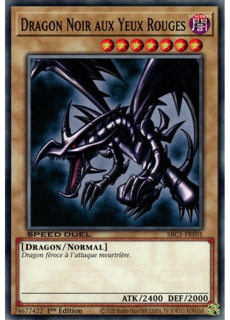 Dragon Noir aux Yeux Rouges