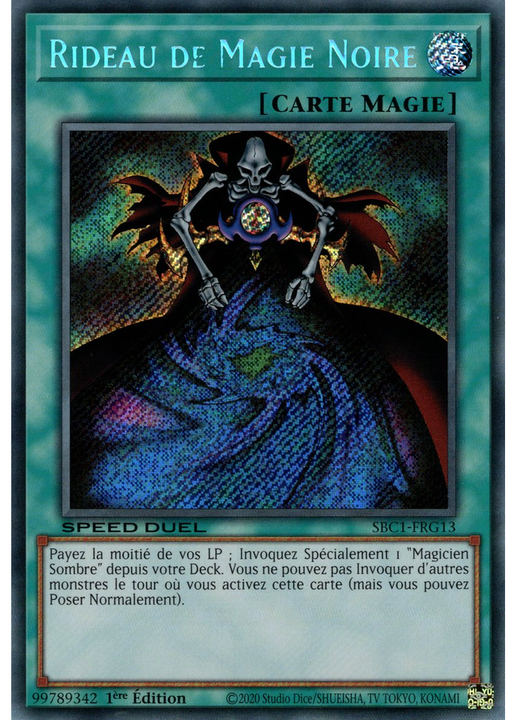 Rideau de Magie Noire (Secret Rare 1st Edition)