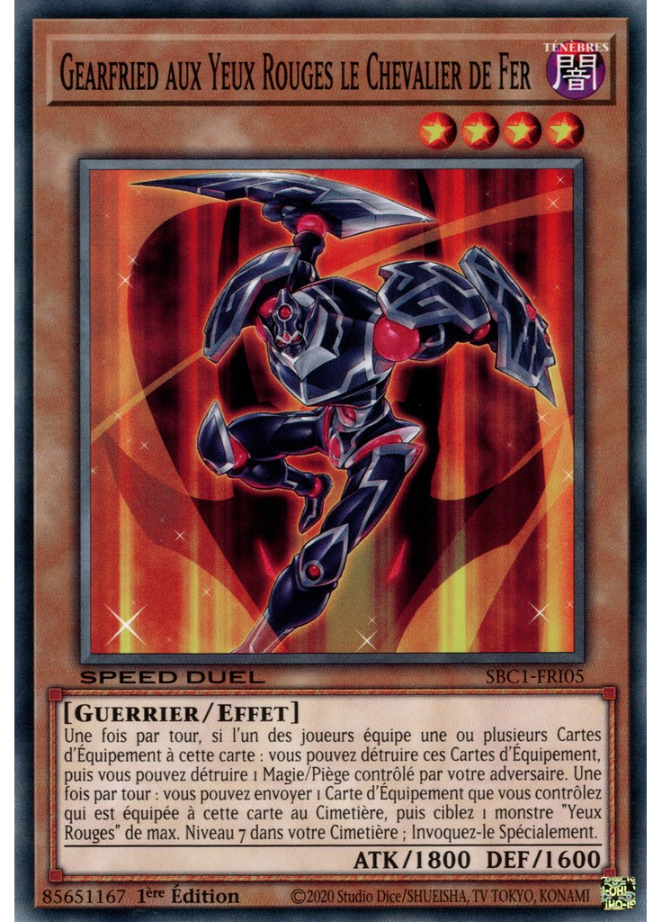 Gearfried aux Yeux Rouges le Chevalier de Fer