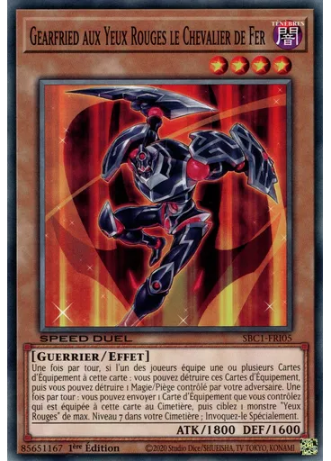 Gearfried aux Yeux Rouges le Chevalier de Fer