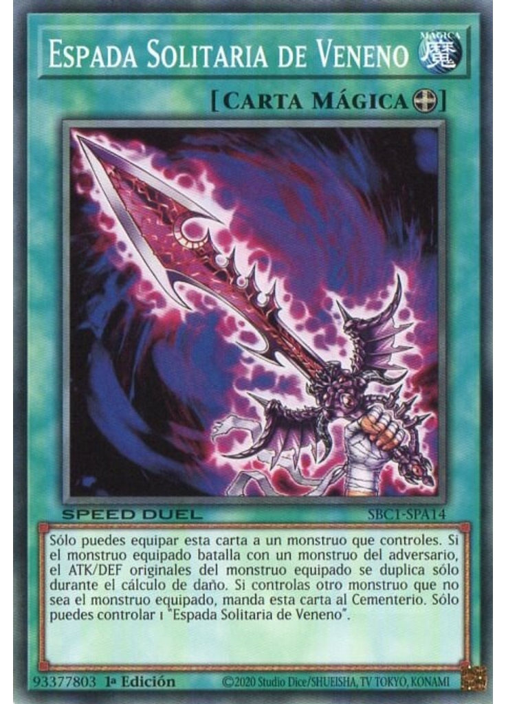 Espada Solitaria de Veneno