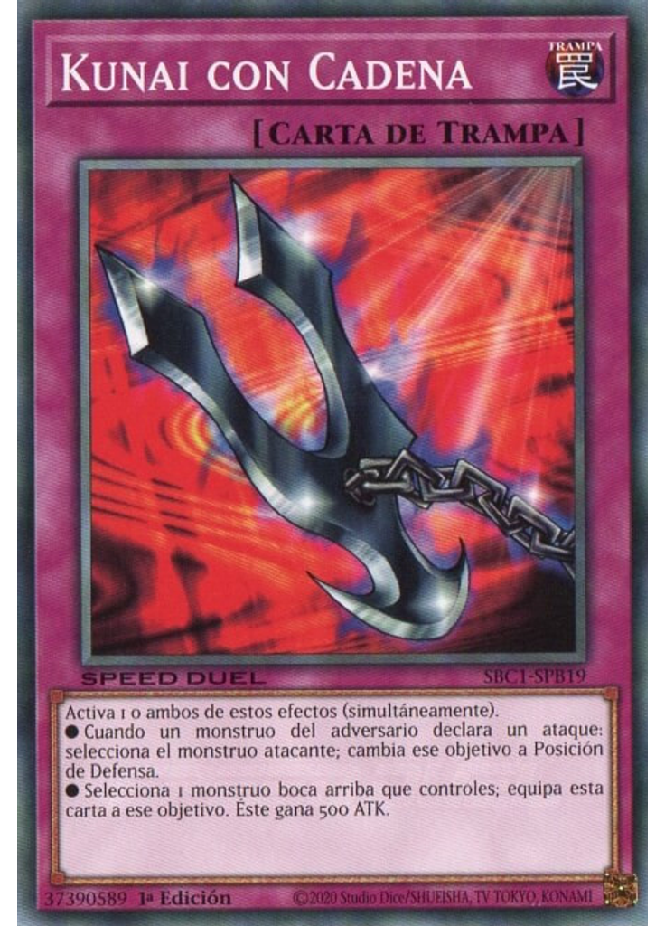 Kunai con Cadena