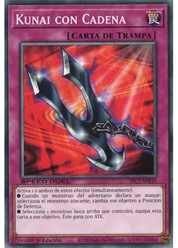 Kunai con Cadena